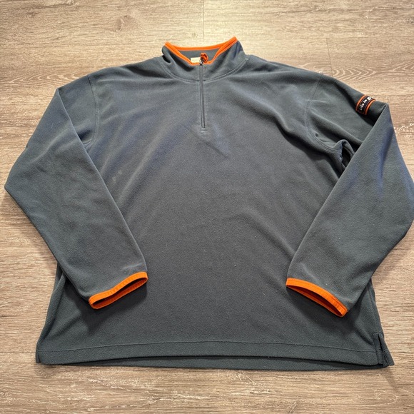 Life Is Good Other - Life is Good‎ Jacket Mens Medium Gray Fleece 1/4 Zip Outdoor Lounge Sweatshirt